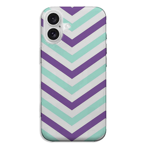 Coque pour iPhone 16 Milka Chevrons