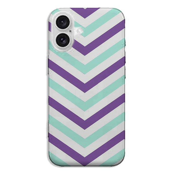 Coque pour iPhone 16 Milka Chevrons