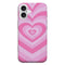 Coque iPhone 16 Coeur Rose