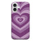 Coque iPhone 16 Coeur Violet