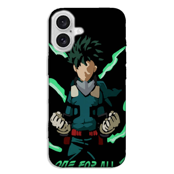 Coque iPhone 16 Deku One For All