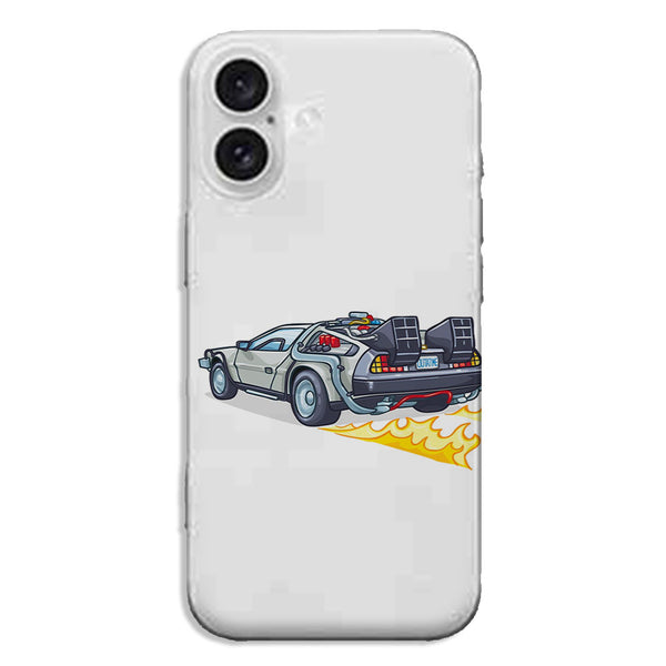 Coque iPhone 16 Delorean | Collection Voiture Film