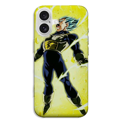 Coque iPhone 16 Dragon Ball Z Vegeta Majin Transformation