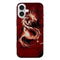 Coque pour iPhone 16 Dragon Rouge