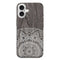 Coque pour iPhone 16 Floral Lacet Bois