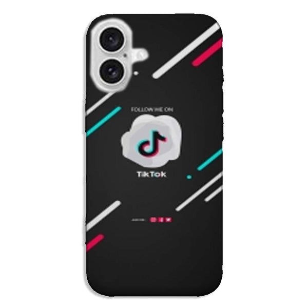 Coque iPhone 16 Follow me on Tik Tok