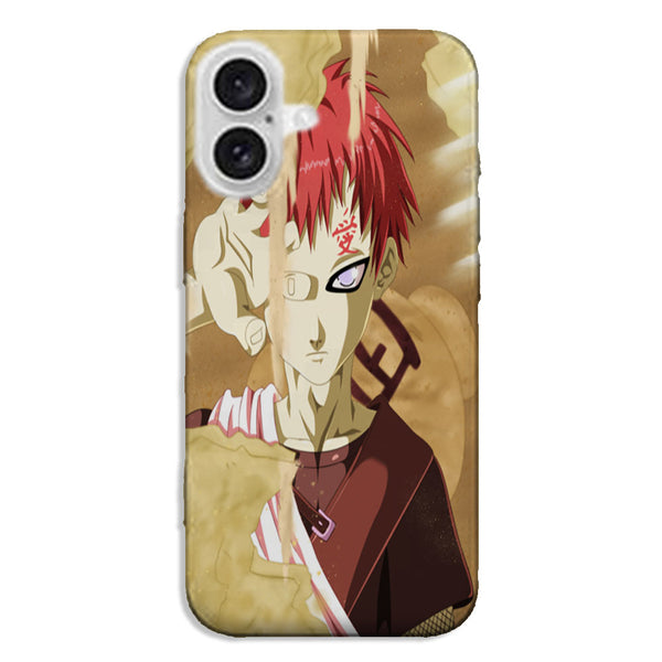 Coque iPhone 16 Gaara Naruto