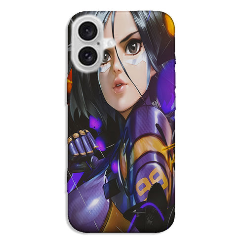 Coque iPhone 16 Gally Gunnm Battle