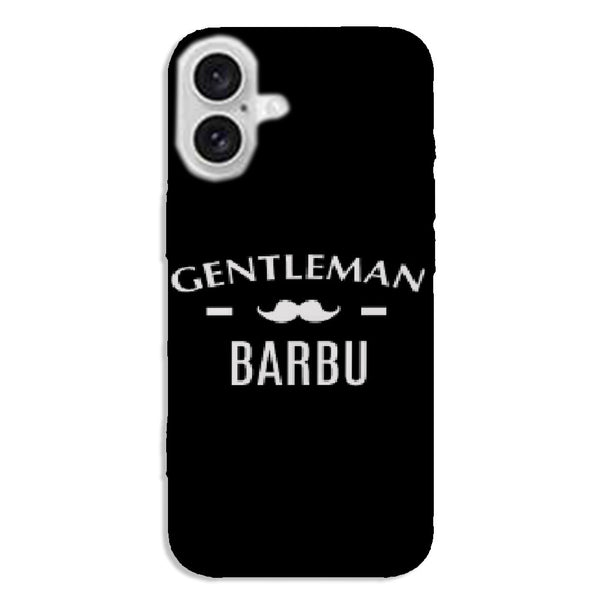 Coque iPhone 16 Gentleman Barbu