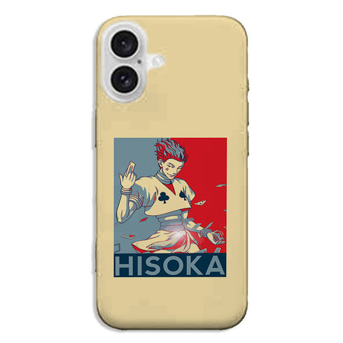 Coque iPhone 16 Hxh Hisoka Affiche