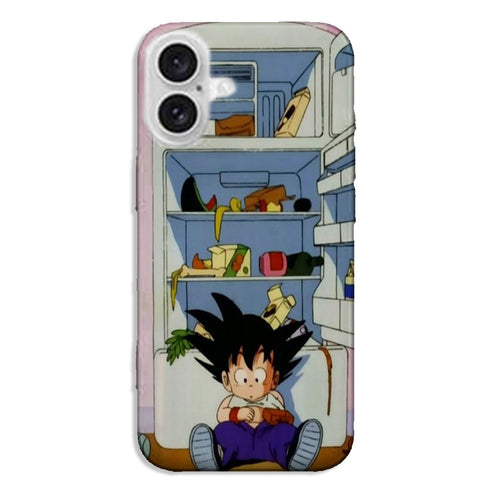 Coque iPhone 16 Kid Goku Fridge