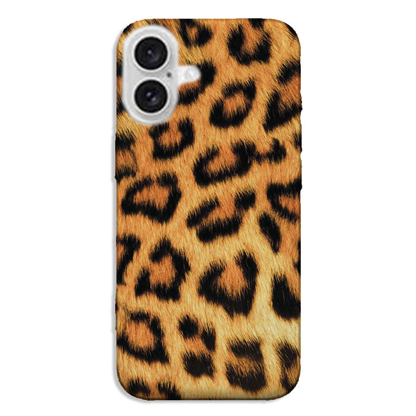 Coque iPhone 16 Leopard