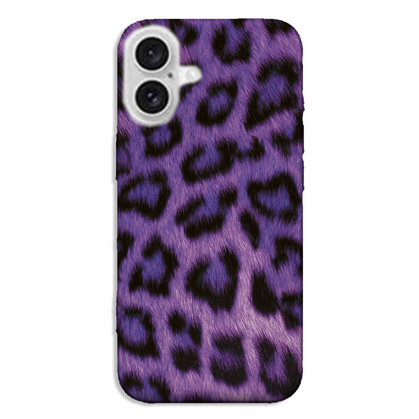 Coque iPhone 16 Améthyste Leopard