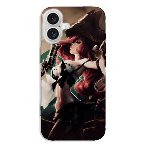 Coque iPhone 16 Manga Girl Pirate