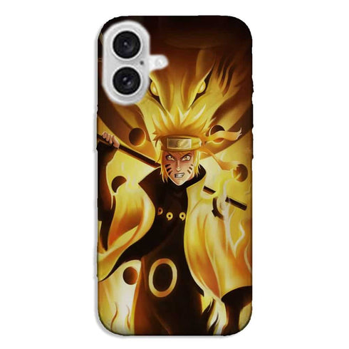 Coque iPhone 16 Naruto Chakra Kyubi