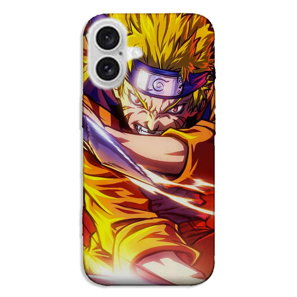 Coque iPhone 16 Naruto Influence de Kyubi