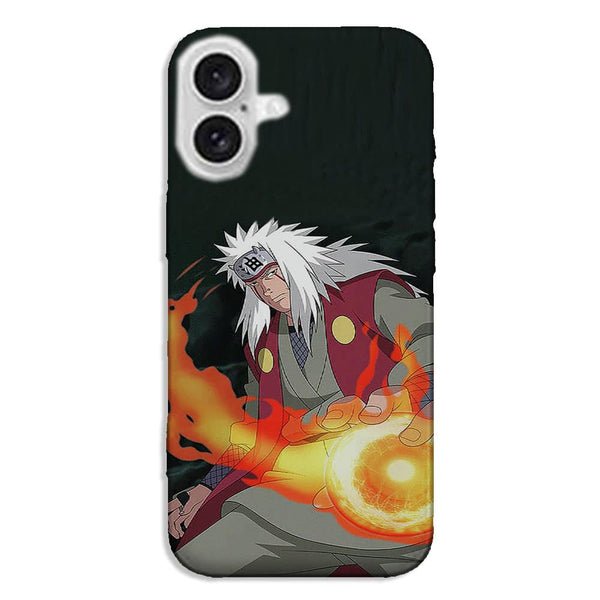 Coque iPhone 16 Naruto Jiraiya Rasengan