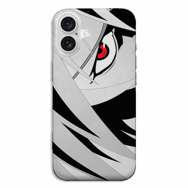 Coque iPhone 16 Naruto Kakashi Oeil Sharingan