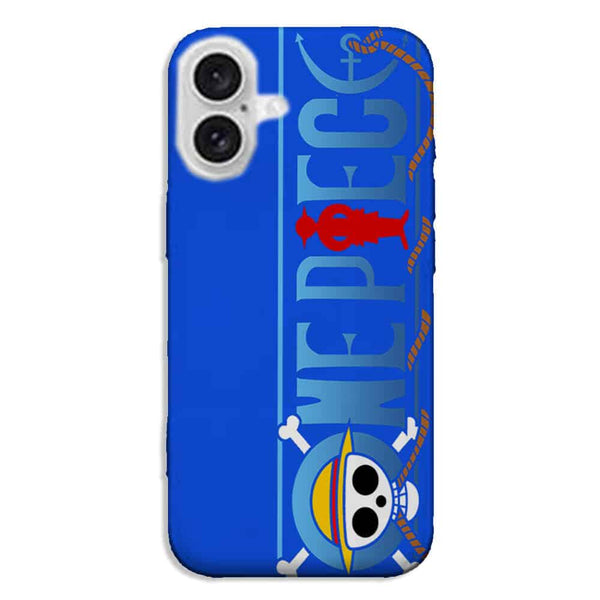 Coque iPhone 16 One Piece Blue