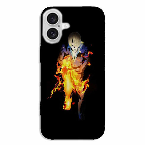 Coque iPhone 16 One Piece Sanji Jambe En Feu