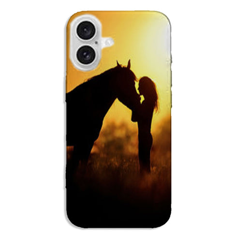 Coque iPhone 16 Passion cheval