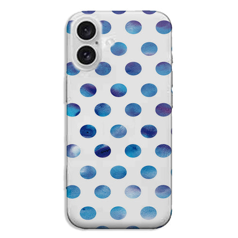 Coque pour iPhone 16 Space Polka dots