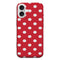 Coque pour iPhone 16 Rouge à Pois