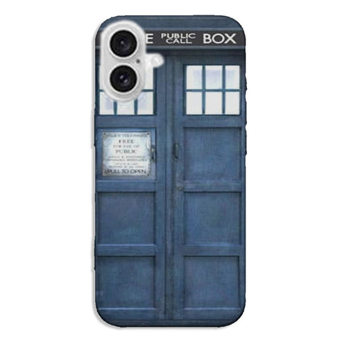 Coque iPhone 16 Police Box