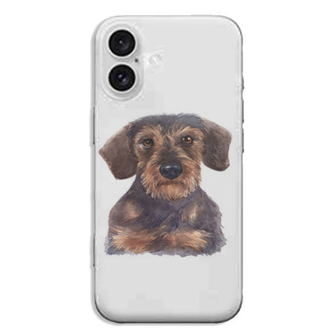 Coque iPhone 16 Regard Teckel