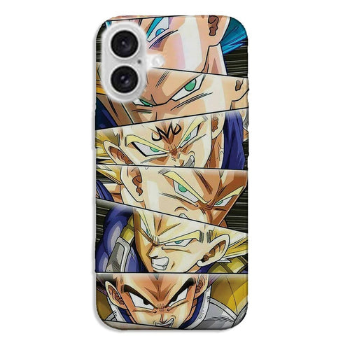 Coque iPhone 16 Regard Vegeta