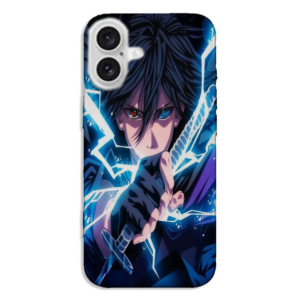 Coque iPhone 16 Sasuke Sharingan Rinegan