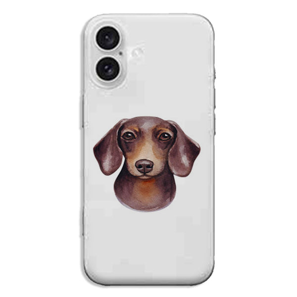 Coque iPhone 16 Smoothie Teckel