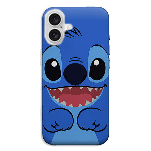 Coque iPhone 16 Stitch Blue