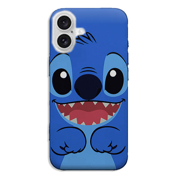 Coque iPhone 16 Stitch Blue