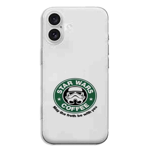 Coque iPhone 16 Stormtrooper Coffee