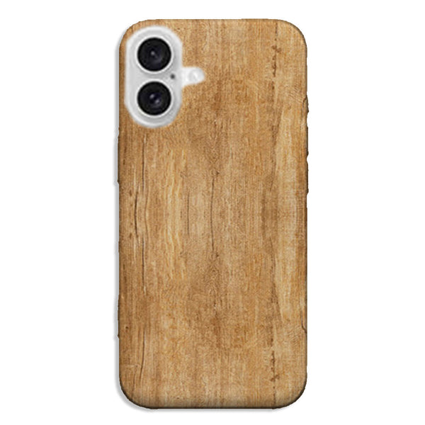 Coque pour iPhone 16 Texture Bois