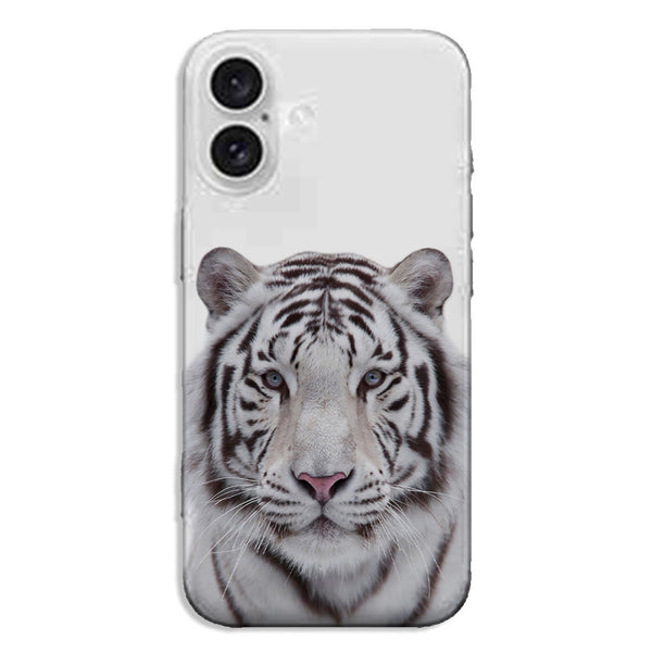 Coque iPhone 16 Tigre Blanc
