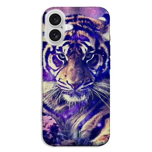 Coque iPhone 16 Tigre Bleu de Russie