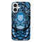 Coque iPhone 16 Tigre Bleu Aztec [ Motif Fantaisie