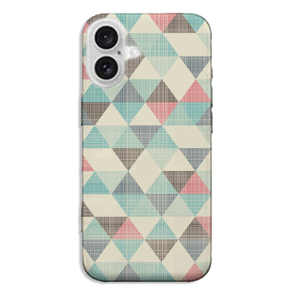 Coque pour iPhone 16 Triangles Vintage