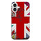 Coque pour iPhone 16 Union Jack Flowers