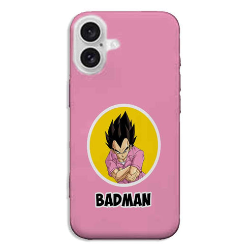 Coque iPhone 16 Vegeta Badman