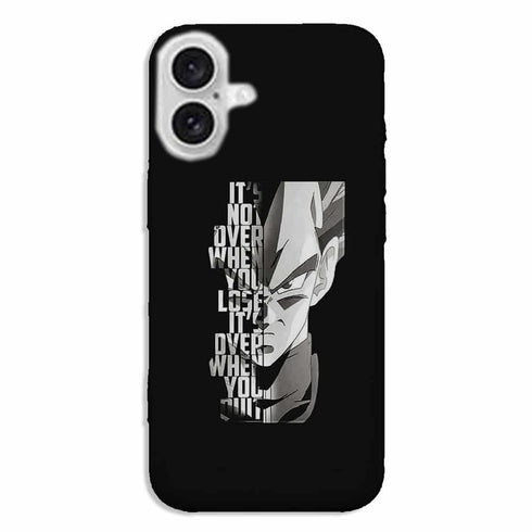Coque iPhone 16 Vegeta Not Over