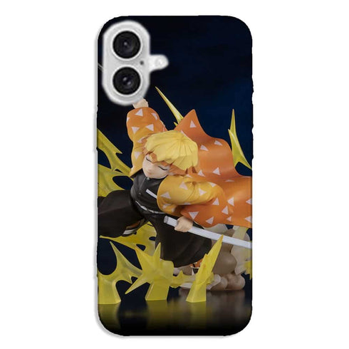 Coque iPhone 16 Zenitsu demon slayer