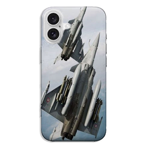 Coque iPhone 16 Avion Rafale en Vol | Collection Avions