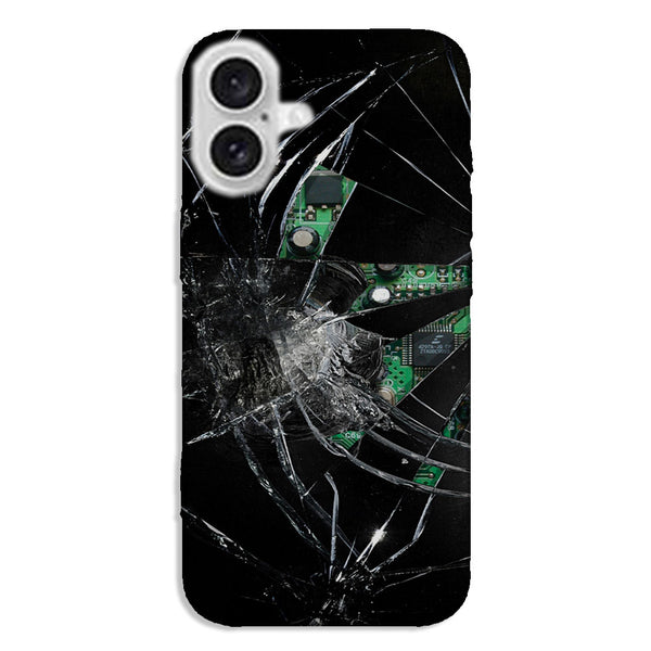 Coque iPhone 16 Broken Phone