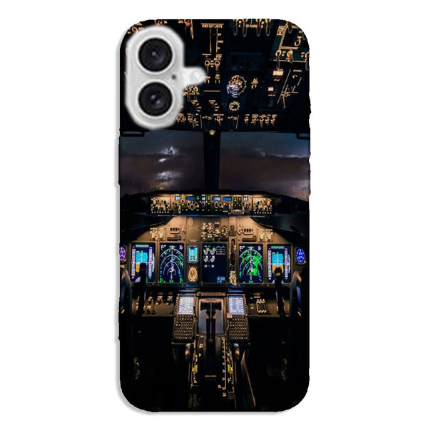 Coque iPhone 16 Cockpit Aircraft | Collection Aviation