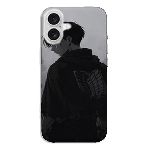 Coque Levi Ackerman Cape Sombre Attaque des Titans - coque silicone manga iPhone Samsung