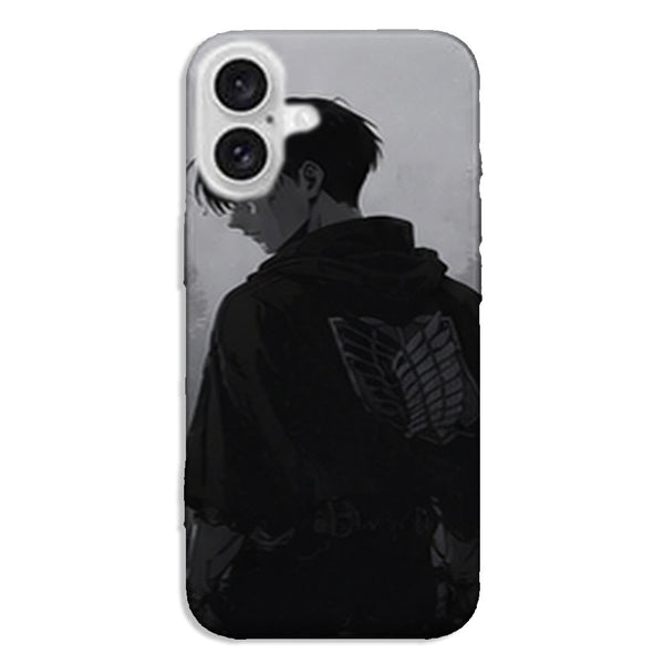 Coque Levi Ackerman Cape Sombre Attaque des Titans - coque silicone manga iPhone Samsung