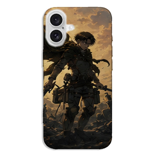 Coque Levi Ackerman Champ de Bataille Attaque des Titans - coque silicone manga iPhone Samsung